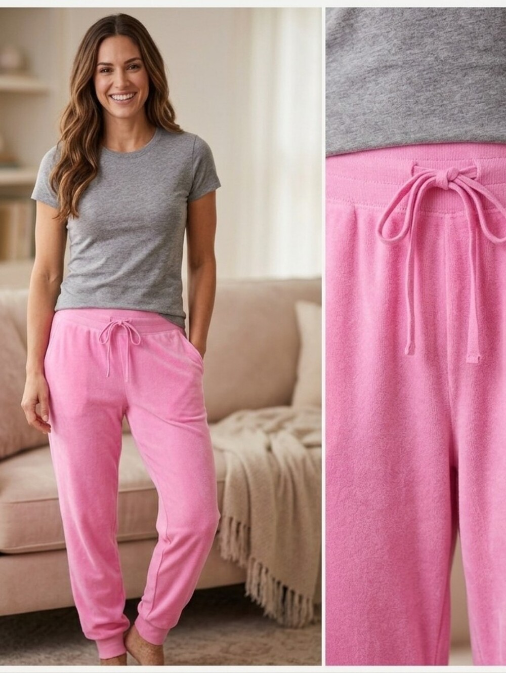 🩷Victoria's Secret Velour Joggers🩷 - Picture 11 of 11